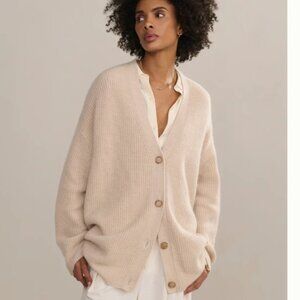 Jenni Kayne  Cashmere Cocoon Cardigan - Oatmeal Medium